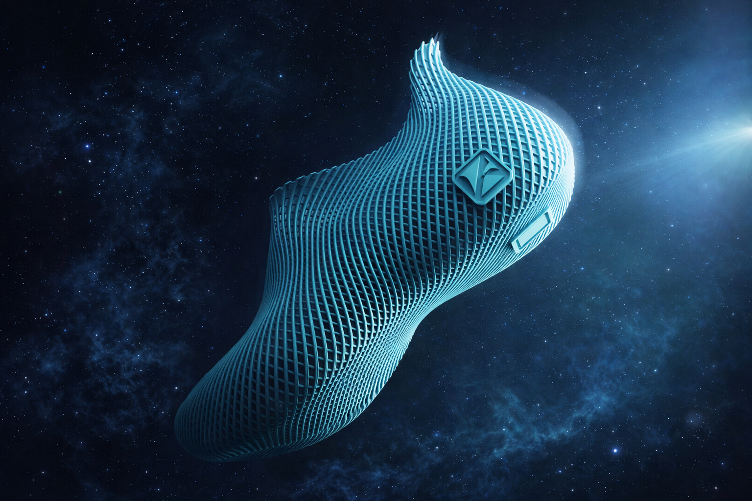 Lattice Structures Running Shoes