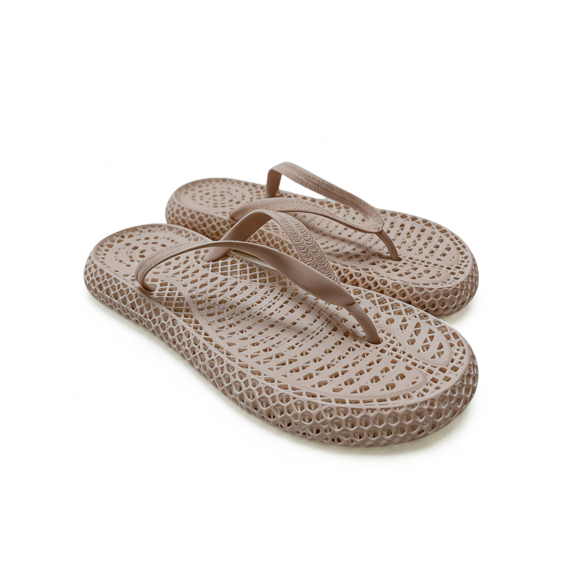 ARKKY CozLite 90 3D Printed Slippers#color_light-brown